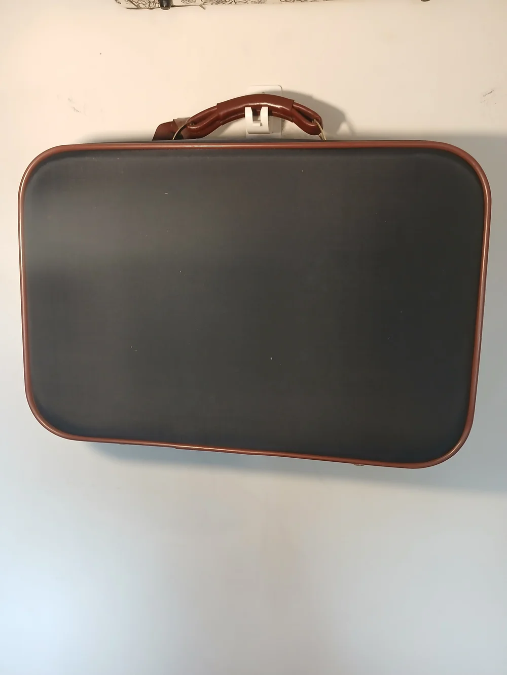 Giordano Men’s Navy and Brown Professional Two-Tone Travel Bag